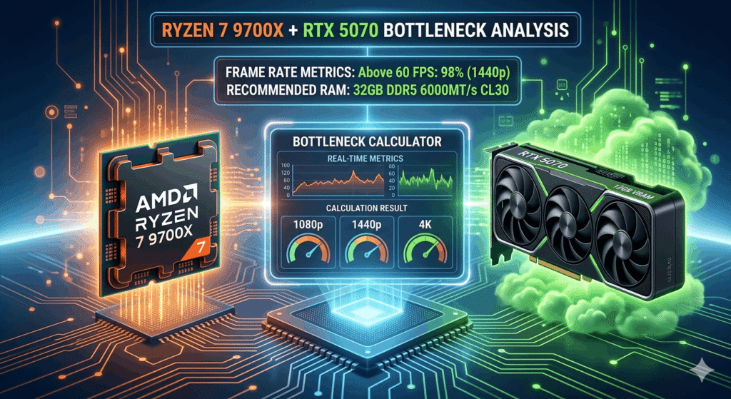 Ryzen 7 9700X and RTX 5070 bottleneck