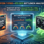 Ryzen 7 9700X and RTX 5070 bottleneck