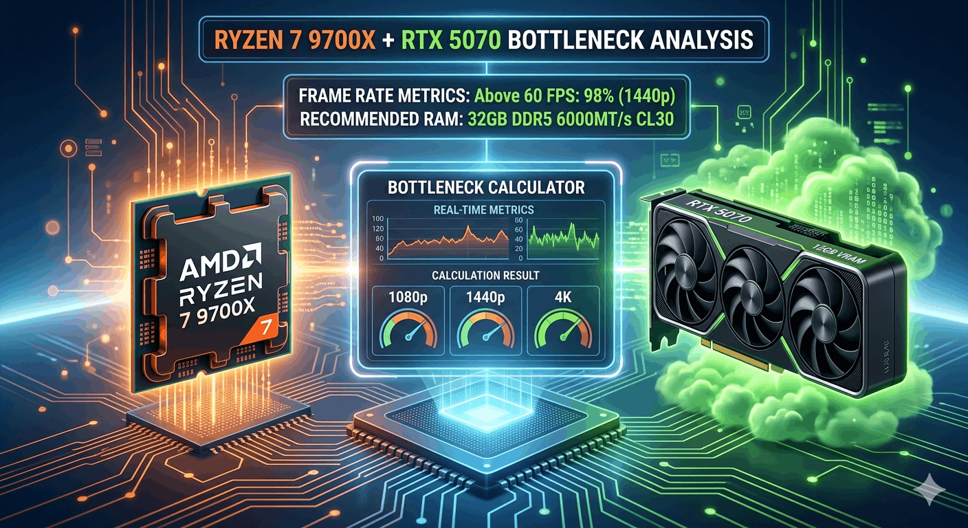 Ryzen 7 9700X and RTX 5070 bottleneck