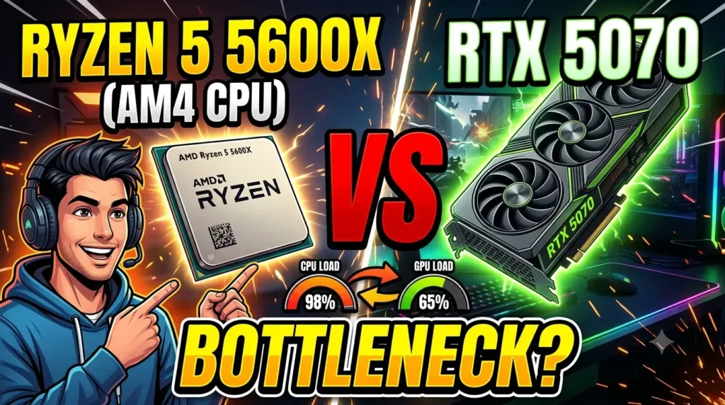 Ryzen 5 5600X and RTX 5070 bottleneck