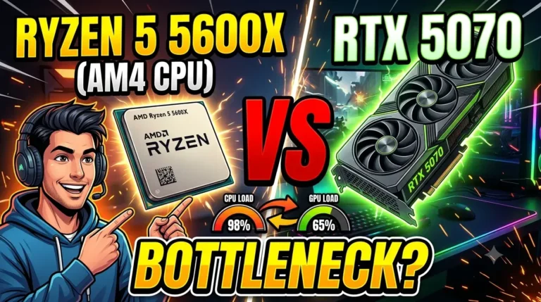 Ryzen 5 5600X and RTX 5070 bottleneck
