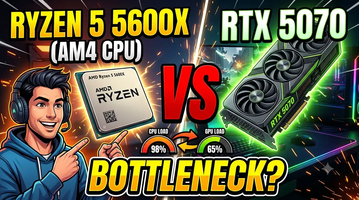 Ryzen 5 5600X and RTX 5070 bottleneck
