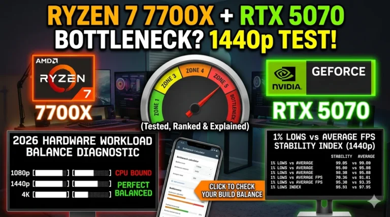 Ryzen 7 7700X RTX 5070 bottleneck