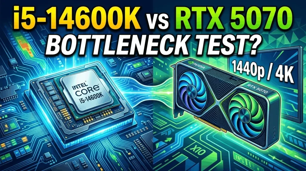 i5 14600K RTX 5070 bottleneck