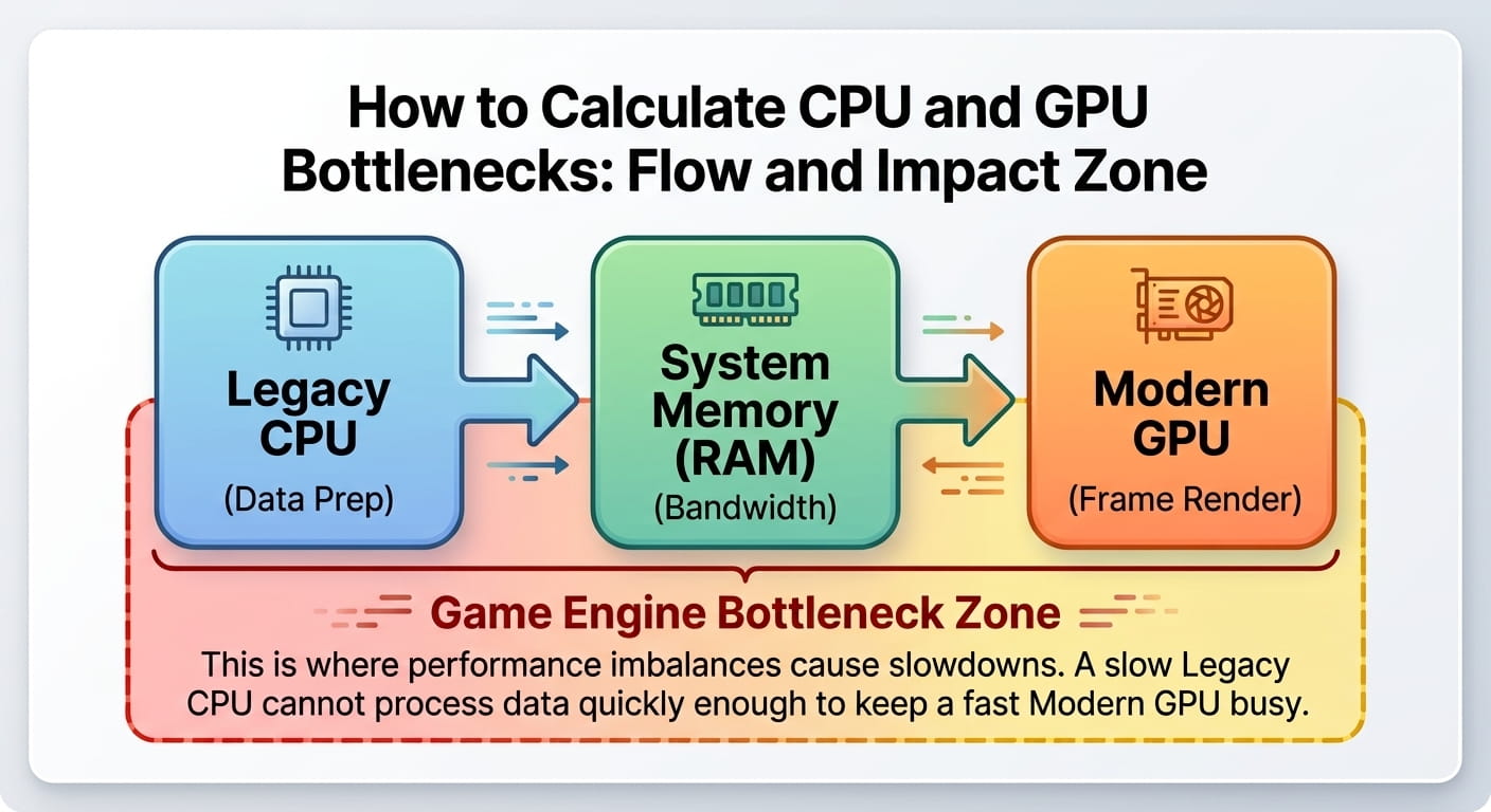 how to calculate cpu and gpu bottlenecks